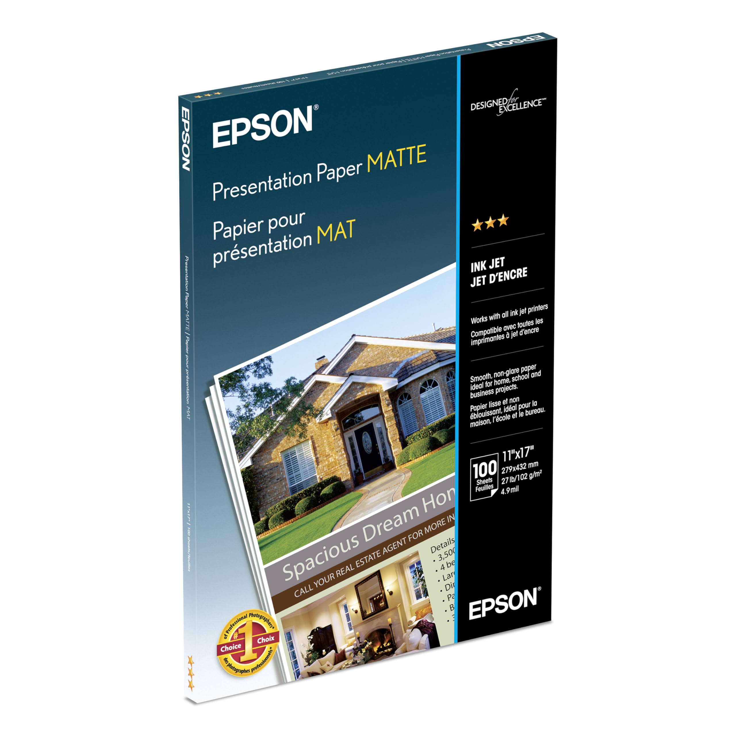 Amazon.com : Epson Presentation Paper (11x17 Inches, 100 Sheets